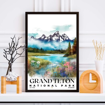 Grand Teton National Park Poster, Travel Art, Office Poster, Home Decor | S4 - image5